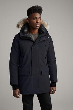 Chamarras Canada Goose Hombre Outlet - Sherridon Abrigos Black Label Azul Marino XG4289631